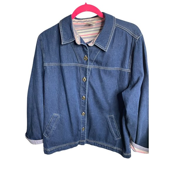Denim Jacket Plus size Denim Jacket #H - Picture 1 of 5